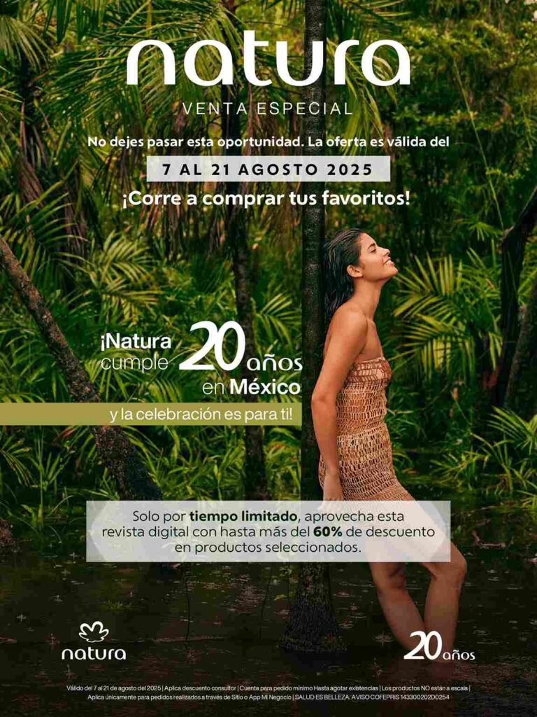 Folleto 20 Años de Natura en México