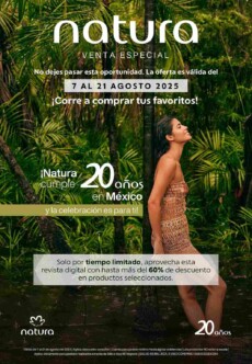 Folleto 20 Años de Natura en México Catálogos Digitales Natura